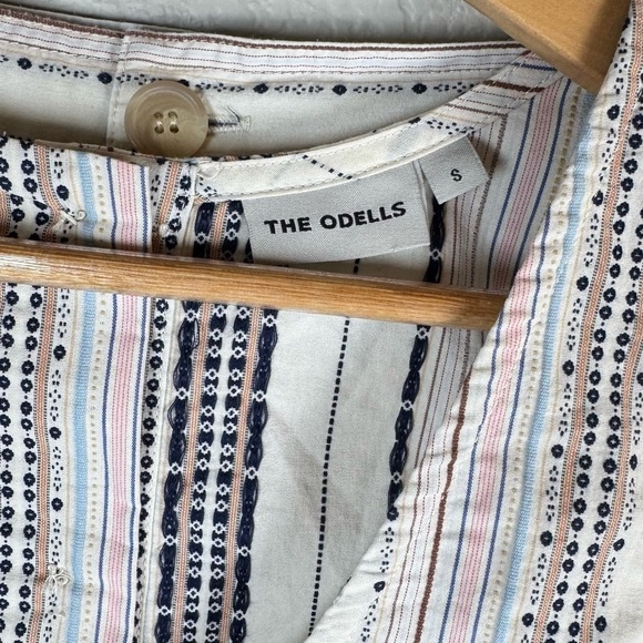 Anthropologie The Odells Multicolor Striped Pants and Cropped Top Set Small - Picture 5 of 14